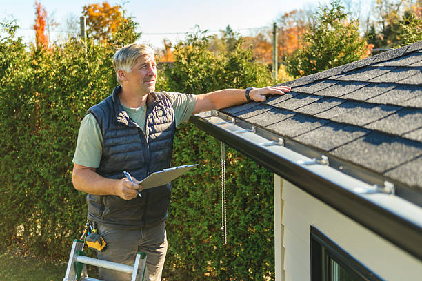 Professional Roofing technician working in Painter, VA